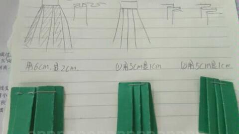 11.如何制作一條純布料的發帶 發帶制作基礎 前面忘記的布料打褶